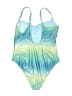 Jessica Simpson Tie-dye Green One Piece Swimsuit Size S - photo 2