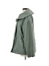 J.Jill 100% Polyester Solid Green Raincoat Size M - photo 5