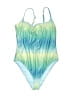 Jessica Simpson Tie-dye Green One Piece Swimsuit Size S - photo 1