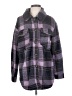 Greylin Plaid Purple Coat Size S - photo 1