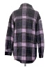 Greylin Plaid Purple Coat Size S - photo 2