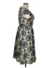Unbranded Paisley Blue Casual Dress Size XL - photo 4