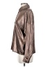 Hilton Hollis 100% Polyester Metallic Brown Long Sleeve Blouse Size S - photo 5