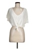 Sim & Sam Ivory Short Sleeve Blouse Size M - photo 1