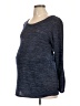 Pink Blush Blue Pullover Sweater Size Lg Maternity - photo 1