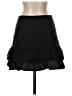 Aqua Solid Black Casual Skirt Size S - photo 1