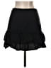 Aqua Solid Black Casual Skirt Size S - photo 2