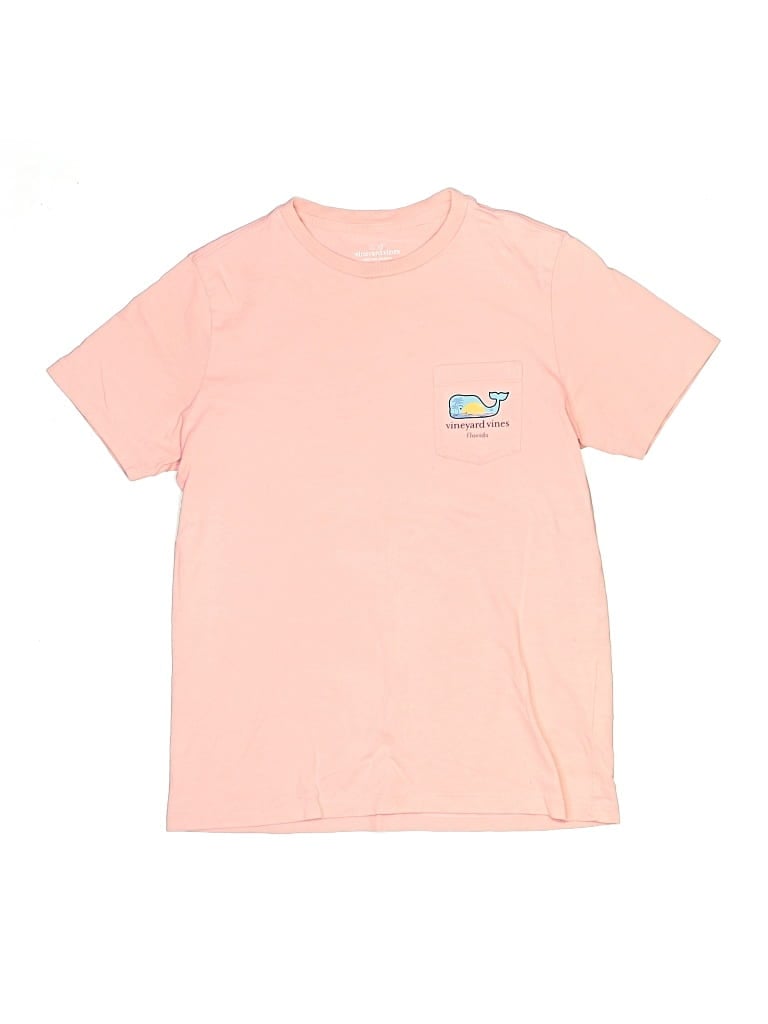 Pre-owned Vineyard Vines Kids' Short Sleeve T-shirt In Pink