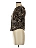 Active by Old Navy Animal Print Brown Short Sleeve T-Shirt Size S - photo 5