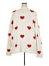 Show Me Your Mumu Hearts Ivory Pullover Sweater Size 2X - photo 2