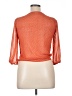 Timing 100% Polyester Orange 3/4 Sleeve Blouse Size XL - photo 2