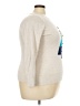 Lands' End 100% Cotton Ivory Pullover Sweater Size 18 - photo 4