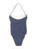 Shoshanna Polka Dots Blue Swimsuit Bottoms Size M - photo 2