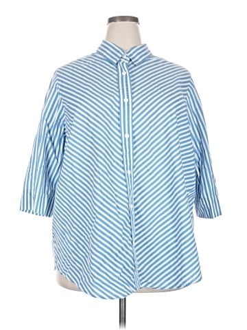 Blair 3/4 Sleeve Button-Down Shirt (view 1)