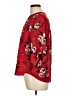89th & Madison 100% Polyester Floral Red 3/4 Sleeve Blouse Size L - photo 5