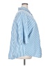 Blair Stripes Blue 3/4 Sleeve Button-Down Shirt Size 2X - photo 4