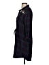 White Crow 100% Rayon Plaid Blue Burgundy Casual Dress Size S - photo 5