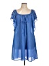 H&M 100% Polyester Blue Casual Dress Size 10 - photo 1