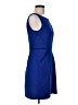Milly Solid Blue Cocktail Dress Size 6 - photo 4