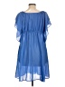 H&M 100% Polyester Blue Casual Dress Size 10 - photo 2