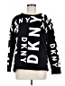 DKNY Print Black Pullover Sweater Size M - photo 1