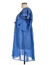 H&M 100% Polyester Blue Casual Dress Size 10 - photo 5