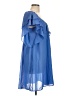 H&M 100% Polyester Blue Casual Dress Size 10 - photo 4