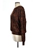 Peyton Jensen Animal Print Brown Pullover Sweater Size L - photo 5