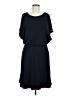 Tory Burch 100% Polyester Solid Blue Casual Dress Size M - photo 1