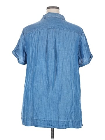 J.Jill Short Sleeve Button-Down Shirt (view 2)