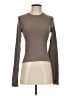 SPANX Solid Brown Long Sleeve Turtleneck Size S - photo 1