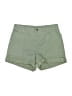 Caslon Solid Green Khaki Shorts Size 2 - photo 1