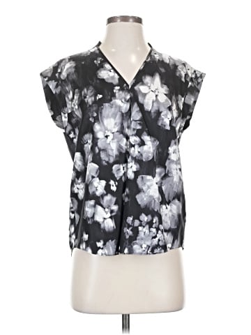 Rebecca Taylor Short Sleeve Silk Top (view 1)