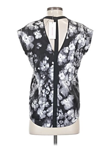 Rebecca Taylor Short Sleeve Silk Top (view 2)
