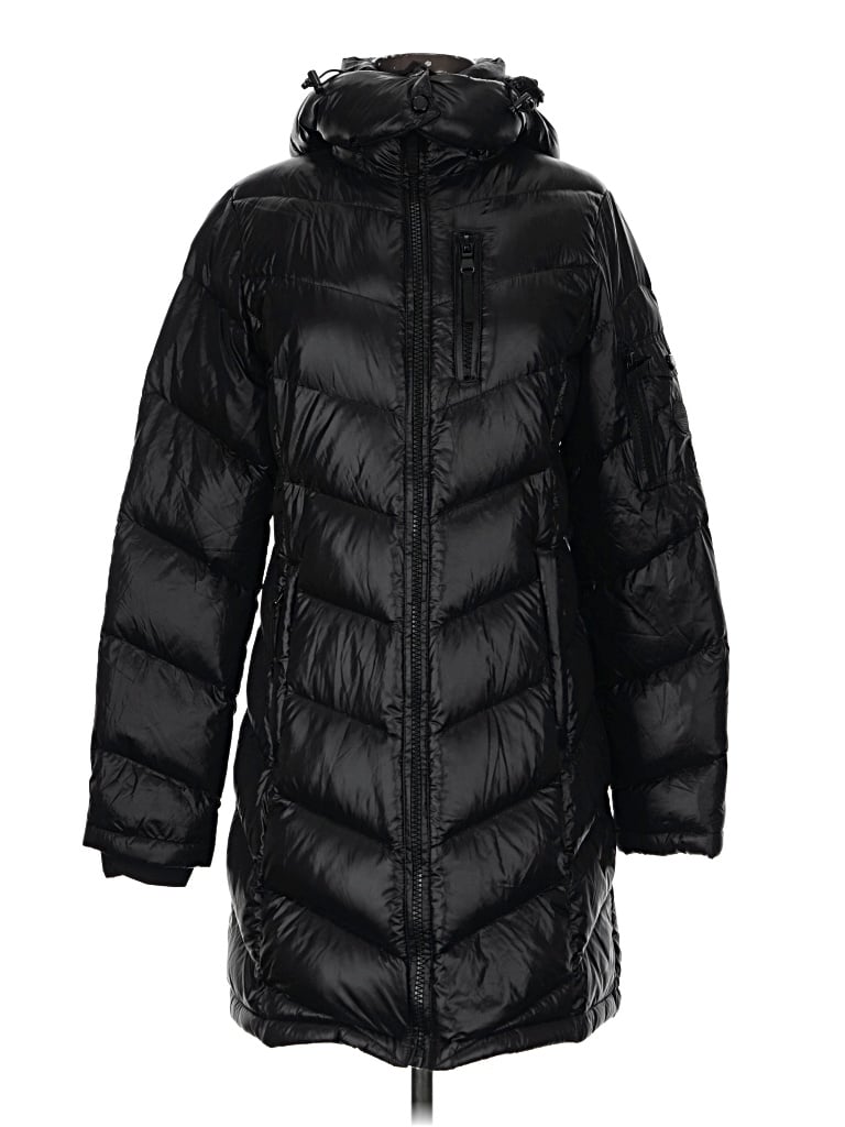 Pre-owned Andrew Marc Coat In Black