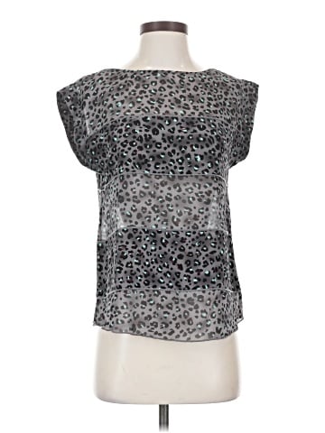Rebecca Taylor Short Sleeve Silk Top (view 1)