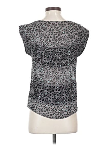 Rebecca Taylor Short Sleeve Silk Top (view 2)