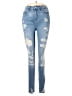 Hollister Hearts Blue Jeans Size 3 - photo 1