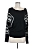 White House Black Market Graphic Black Pullover Sweater Size M - photo 1