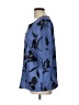 Unbranded 100% Polyester Blue Short Sleeve Blouse Size L - photo 5