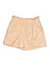 Express Solid Tan Khaki Shorts Size S - photo 1