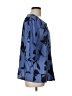 Unbranded 100% Polyester Blue Short Sleeve Blouse Size L - photo 4