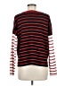 CAbi Stripes Red Pullover Sweater Size M - photo 2