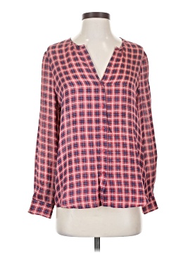 Joie Long Sleeve Silk Top (view 1)