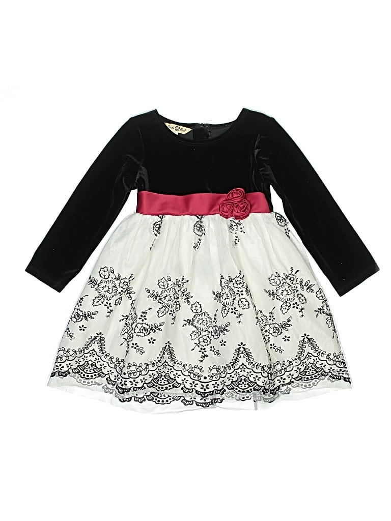 Pre-owned Purple Rose Kids' Dress In Black
