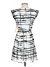 Alice + Olivia 100% Polyester Graphic Gray Casual Dress Size XS - photo 2
