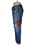 Levi's 100% Cotton Hearts Blue Jeans Size 27 waist - photo 5