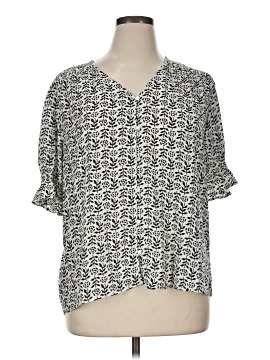Ann Taylor Loft Short Sleeve Henley