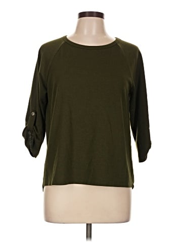 French Grey 3/4 Sleeve T-Shirt (view 1)