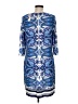 Chico's Print Blue Casual Dress Size Med Petite (1) - photo 2